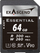 Kartë memorie Exascend Essential Series SDXC, 64GB, UHS-II V90, e zezë me argjend