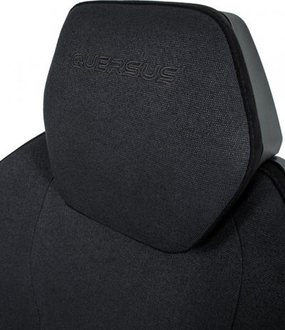 Karrige gaming Quersus ICOS 1.1, me mbështetëse ergonomike, krahë 4D, e zezë
