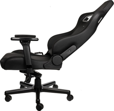 Гејминг столица noblechairs EPIC Black Edition, 4D потпирачи, до 120 kg, црна