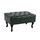 Stol piano Emma HM226.08 80×45×39 cm, gjelbër/ zezë