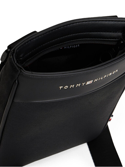 Çantë për meshkuj Tommy Hilfiger, e zezë