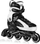 Patina inline Spokey Ori Jr, rrota ABEC-9, madhësi që rregullohet, bardh e zi