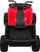Motor elektrik katër rrotash Ramiz XL ATV, për fëmijë 3 10 vjeç, 12V, i kuq