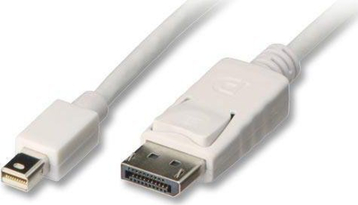 Kabllo Lindy, DisplayPort Mini-DisplayPort, 2 m, e bardhë