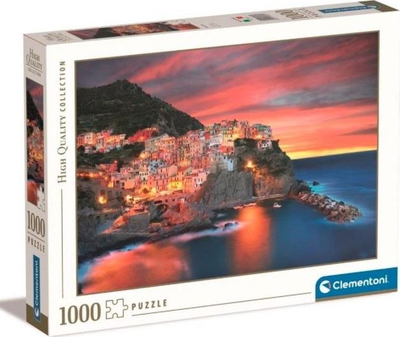 Puzzle Clementoni Manarola 39647, 1000 copa, pamje Itali, shumëngjyrësh