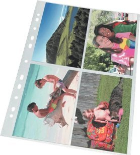 Album fotografik Esselte 78002, format A4, kapak transparent, polipropilen