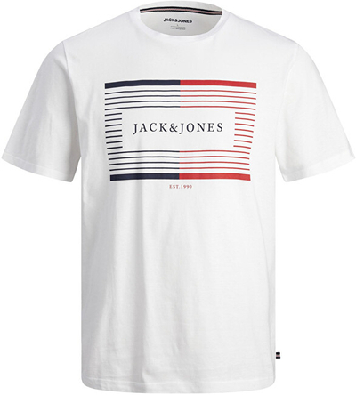Bluzë për meshkuj Jack&Jones, M, e bardhë