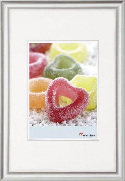 Kornizë fotografie Walther Trendstyle (KP040S), 30x40cm, e argjendtë