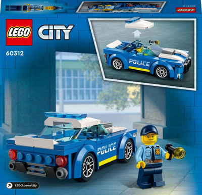 Set lodër LEGO City Police Car 60312, makinë policie, 5 vjeç+