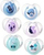 Biberon Tommee Tippee Night Pacifier (TT0322), 2 copë