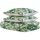 Set këllëf jorgani GREENWOOD Sateen Cotton, 155 x 220 cm, pambuk sateen, jeshil me motive gjetesh