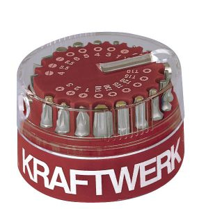 Set çelësa Kraftwerk magnum Bit-Box 1/4", 19 copa