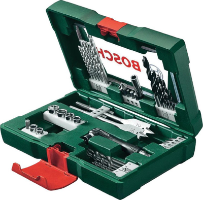 Set shtësa e bitsa Bosch V-Line 41 copë, për dru, metal edhe beton