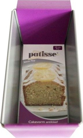 Formë buke Patisse Loaf Pan Silver Top, 25 cm, çelik jo ngjitës, ngjyrë argjendi