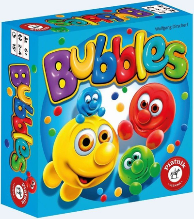 Lojë me letra Piatnik Bubbles, familjare, 2‑4 lojtarë, me ngjyra
