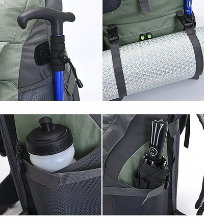 Shpinë turistike vidaXL Evacuation Backpack Readypack X2, set me pajisje emergjente, vjollcë