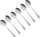 Set lugë tavoline KingHoff KH-1440, 6 copë, inoks, ngjyrë argjendi