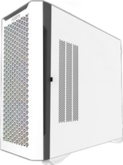 Kasa PC AQIRYS Aquilla, mid tower, E ATX, ARGB, e bardhë