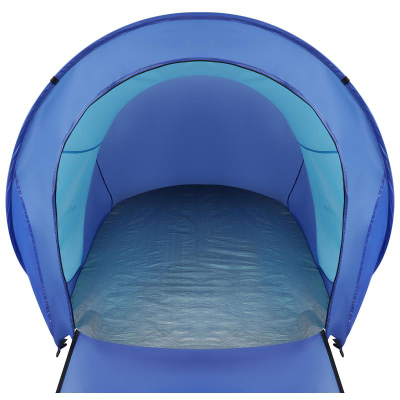 Çadër plazhi Enero Camp Windbreak 2, që çohet vetë, me mbrojtje nga dielli (UV), blu