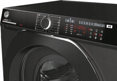 Lavatriçe Hoover HWP49AMBCR/1-S, 9 kg, 1400 rpm, e zezë