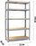 Raft magazinimi Humberg, 150 x 75 x 30 cm