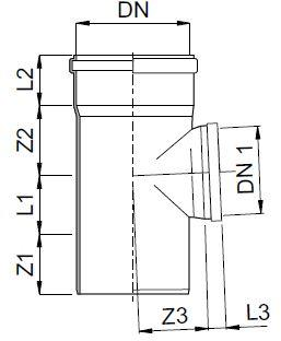 Czyszczak PP 110mm Фитинг за Надворешна Канализација