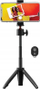 Tripod DigiPower Mini 3, i zgjatueshëm 25cm, telekomandë Bluetooth, i zi