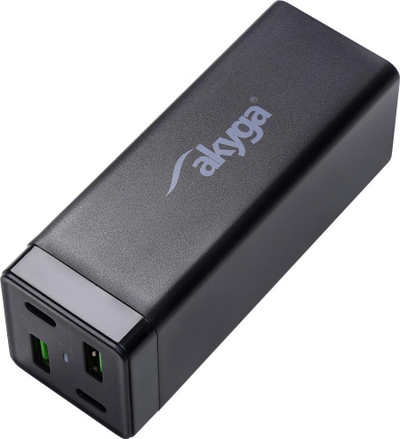 Adapter karikues universal Akyga AK-CH-17, 65W, 2x USB 2x USB-C, i zi