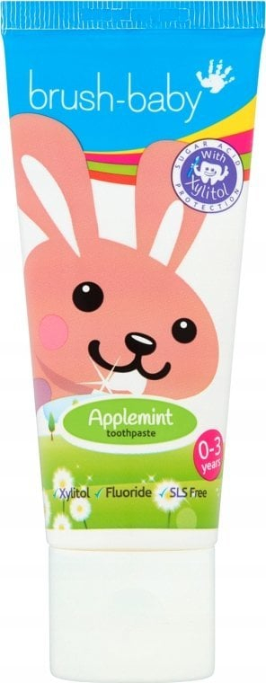 Pasta dhëmbësh Brush-Baby Applemint, 0-3 vjeç, 50ml