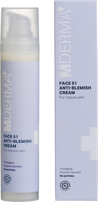 Krem fytyre MDerma Face 51 Anti-Blemish, për lëkurë me akne, 50ml