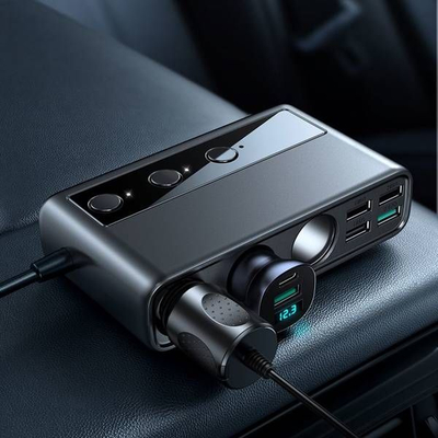 Полнач за автомобил Joyroom JR-CL06, 4x USB A, 3.6A, црн