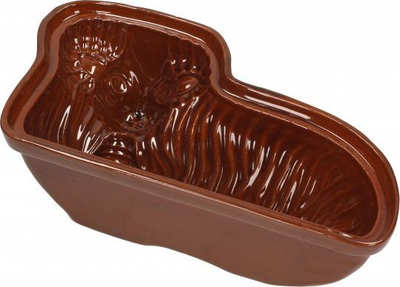 Kallëp qeramik për ëmbëlsira Orion Lamb, 34 cm, kafe