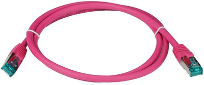 Kabllo rrjeti Delock RJ45 S/FTP Cat6A, 10 metra, LSZH, ngjyrë magenta
