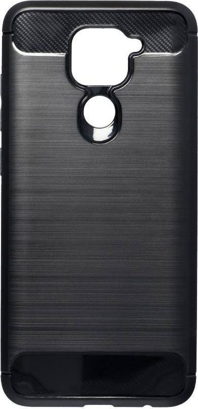 Këse telefoni Xiaomi Redmi Note 9 Armored Carbon, gome TPU e butë, mbron nga goditjet, e zezë