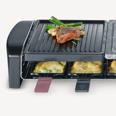 Skarë raclette me gur natyral pjekjeje