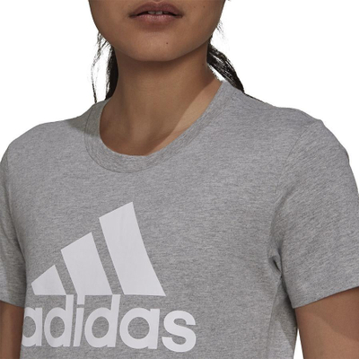 Bluzë adidas G Bl TW H07808, pambuk, me mëngë të shkurtra, gri