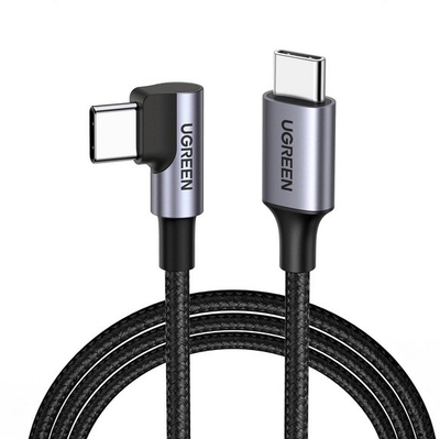 USB кабел Ugreen USB-C во USB-C 0.5 m, 60W, црн