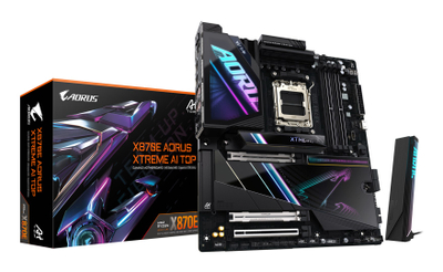 Pllakë amë Gigabyte X870E AORUS XTREME AI TOP, DDR5, PCIe 5.0, e zezë