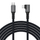 USB-C кабел Wozinsky WPS3-UY41S, Thunderbolt 4, 240W, 1m, црн