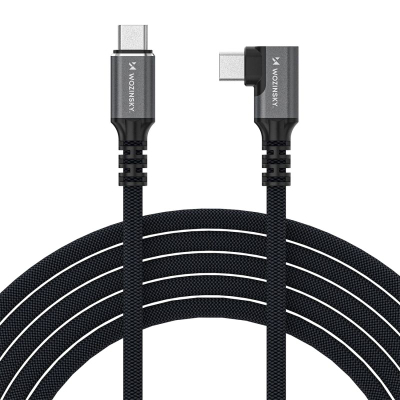 USB-C кабел Wozinsky WPS3-UY41S, Thunderbolt 4, 240W, 1m, црн