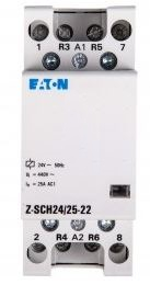 Kontaktor modular Eaton Z-SCH24/25-22 248850, 25A, 24V, 2NO 2NC