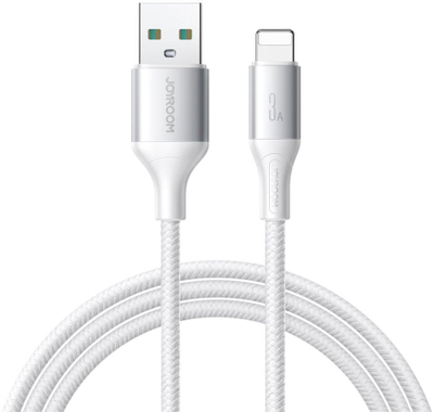 Kabllo karikimi Joyroom Flash Series USB A në Lightning, 1m, 3A 30W, e bardhë