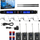 Sistem mikrofonësh pa tela DNA WM4, UHF, 4x headset, i zi