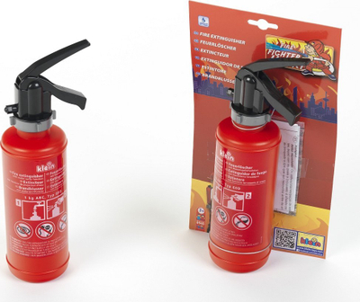 Lodër zjarrfikëse Klein Fire Extinguisher, me spërkatje uji, mbi 3 vjeç, e kuqe