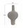Dekor tavoline qeramike seri Arken 19x7,5x33,5Hcm (HM4620.01), bardhë