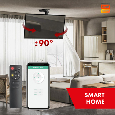 Mbajtëse tavani Maclean Electric, për TV 43"-86", 45kg, me telekomandë