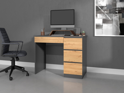 Tavolinë pune Topeshop Mijas Desk, 98 x 51 cm, antracit