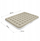 Dyshek kampingu NilsCamp NC2803, dopio, 203x152x22 cm, gri