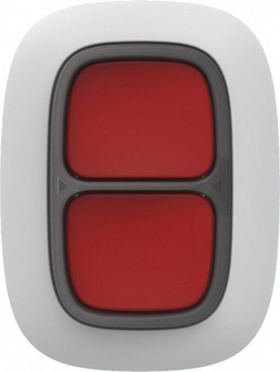 Buton urgjence Ajax DoubleButton, i bardhë