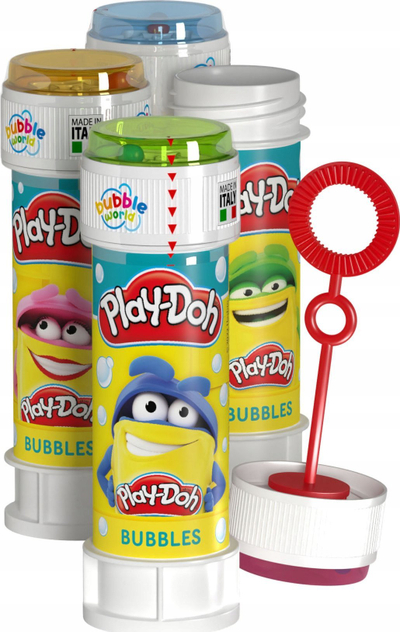 Flluska sapuni Play Doh Bubbles, 60ml, set me 36 copë, shumëngjyrëshe